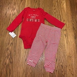 carter's first christmas outfit